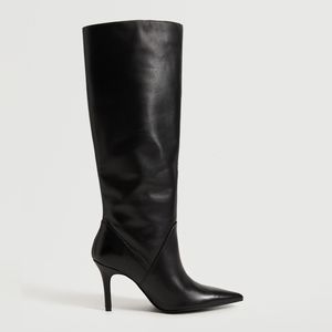 New Women Shoes High heel leather boot